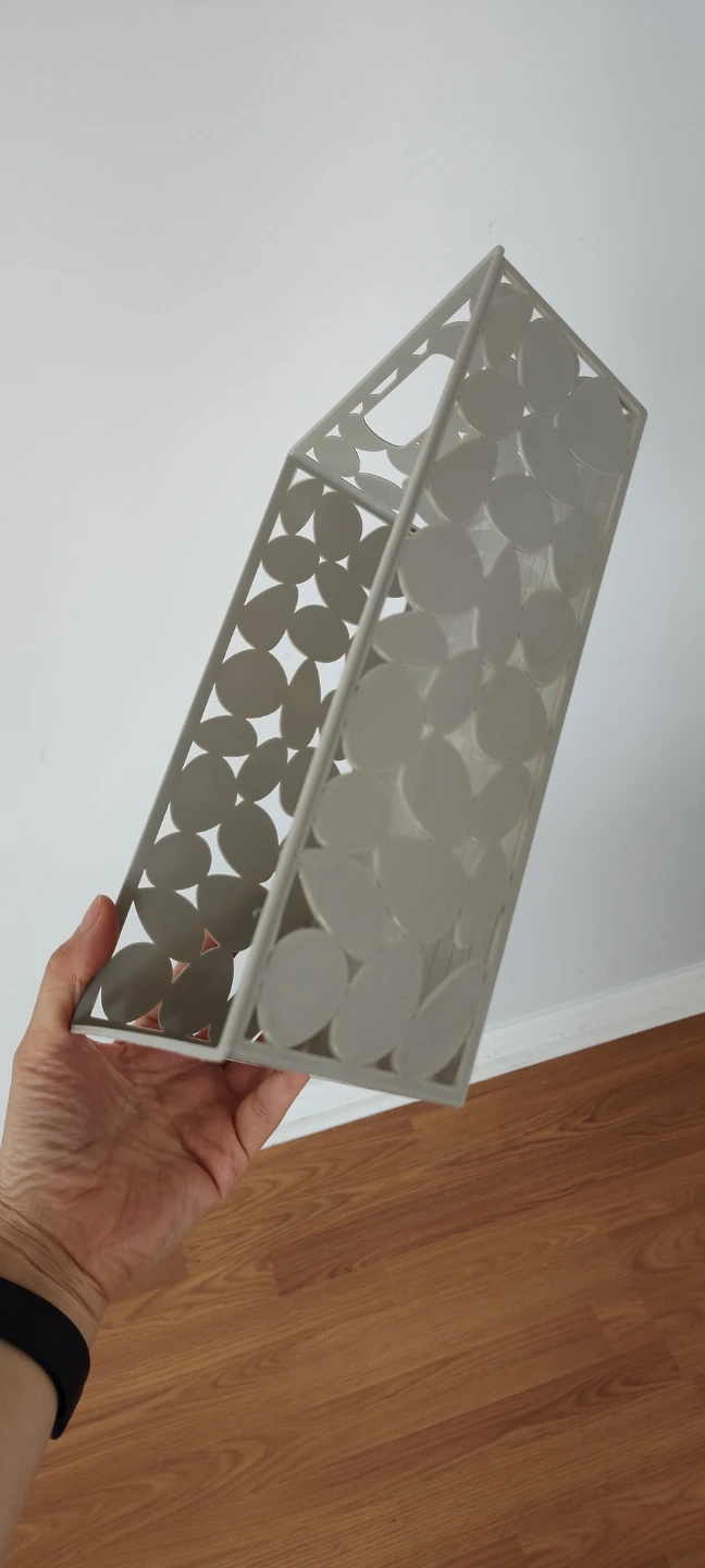 Grey Decorative Storage Basket