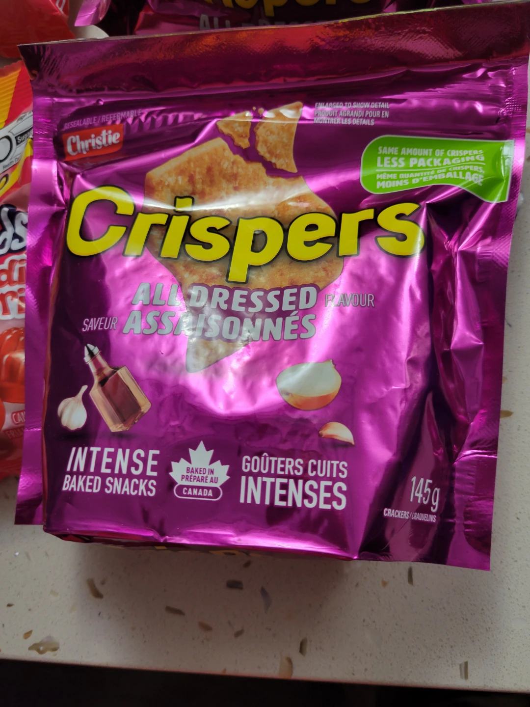 Christie Crispers All Dressed Intense Baked Snacks 145g