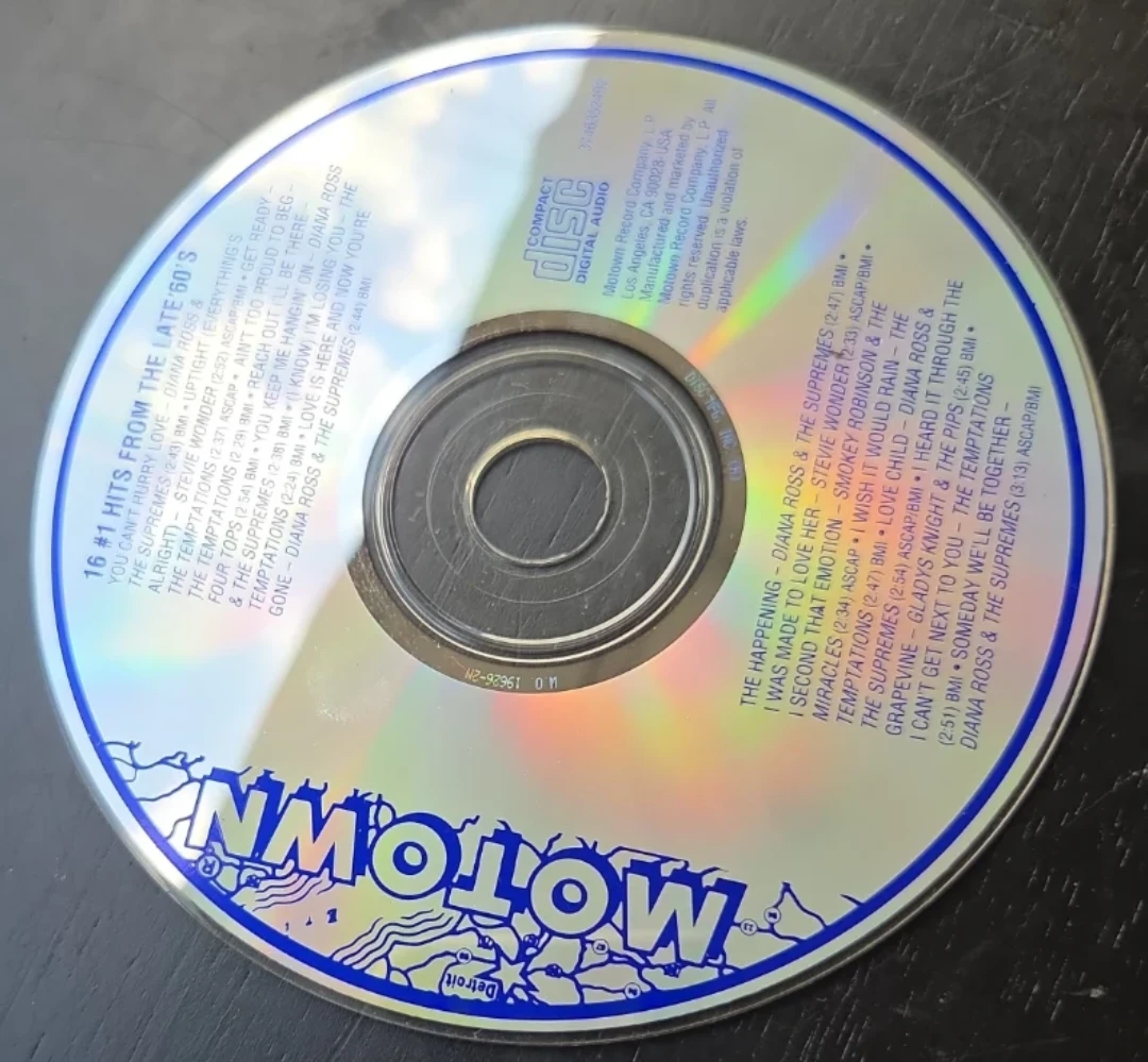 Motown 16 #1 Hits from the Late 60's CD - photo 4