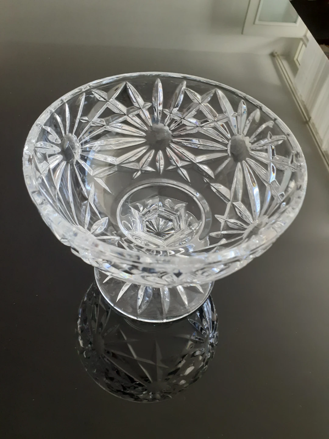 Clear glass Footed Bowl - photo 3