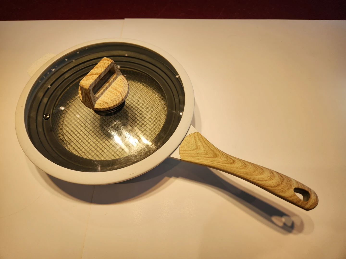 Authentic Kitchen (TM) Skillet Fry Pan Set with Glass Lids - photo 3