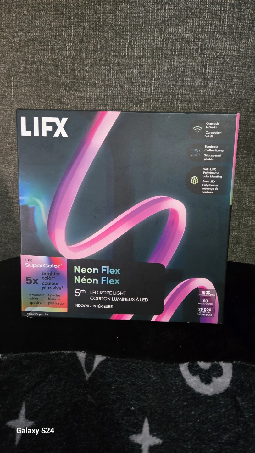 LIFX Neon Flex Smart RGBW Wi-Fi LED Strip Light 5m - photo 2
