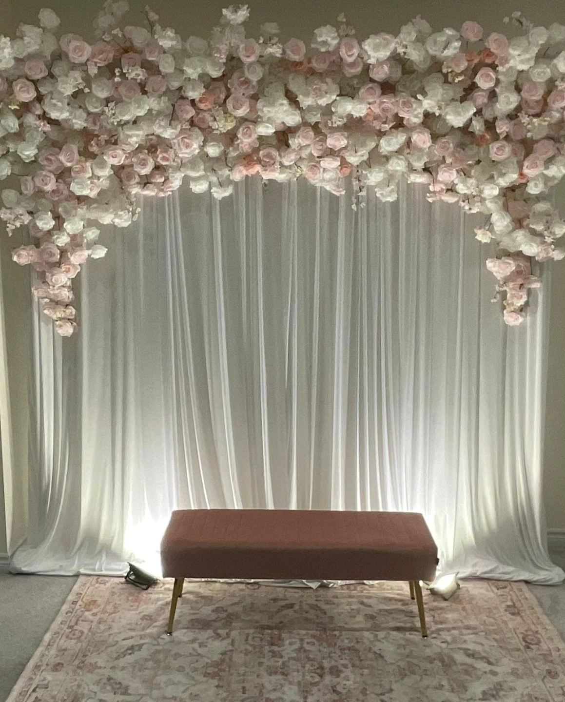 Wedding Arch Flower Wall Decor - photo 2