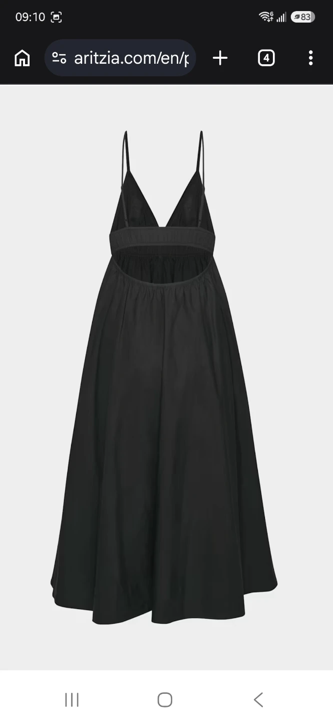 Black Sleeveless Midi Dress - photo 2