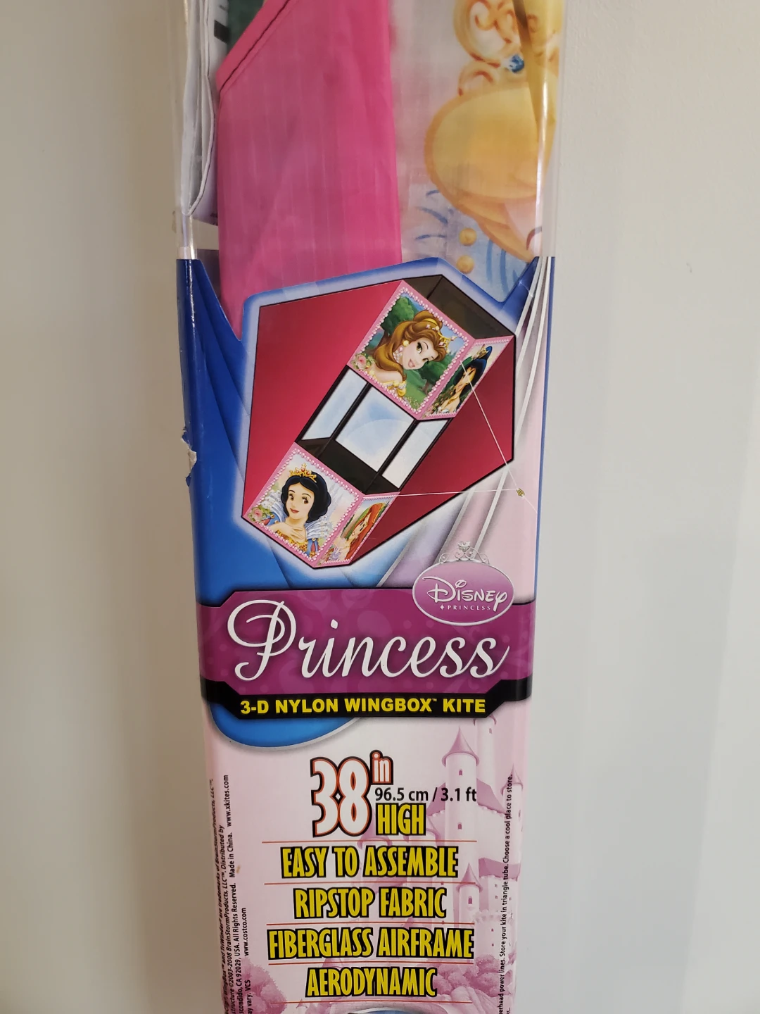 Princess 3-D Nylon Wingbox Kite...Euc - photo 3