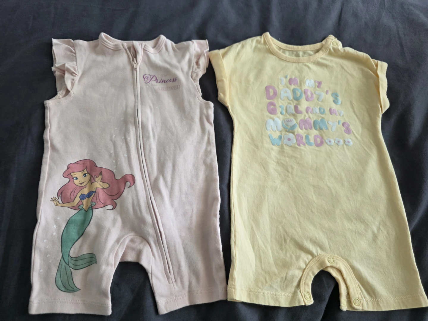 NEW Disney Princess Baby Sleeper (2-Pack) 3-6 Months
