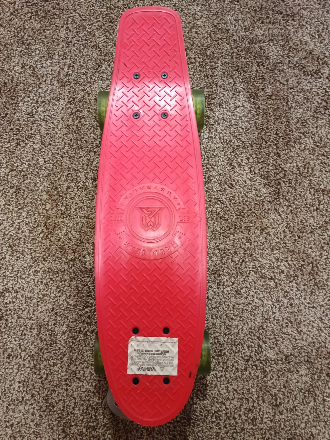 Red Penny Board Style Skateboard - photo 3
