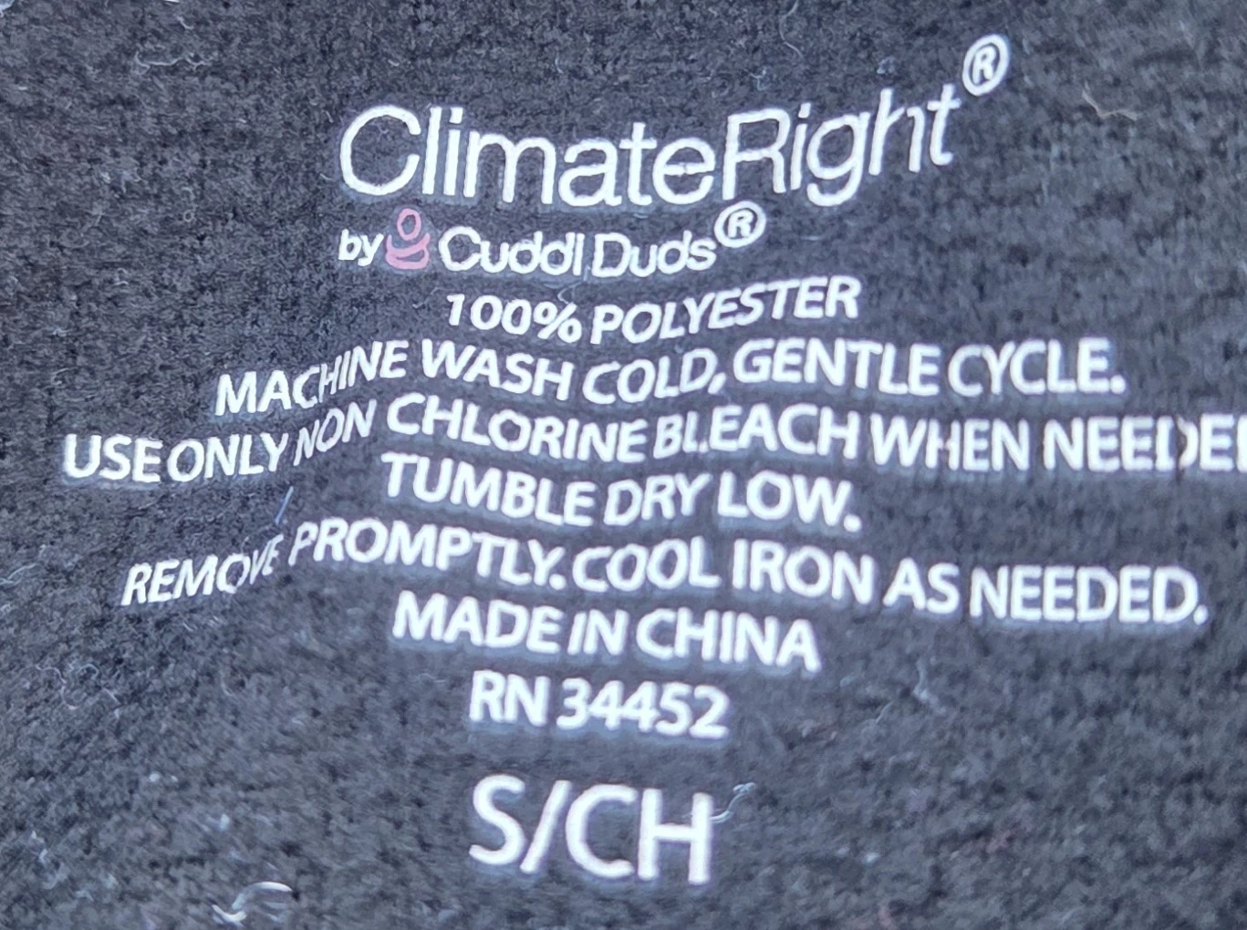 ClimateRight by Cuddl Duds Black Leggings S/CH - photo 3