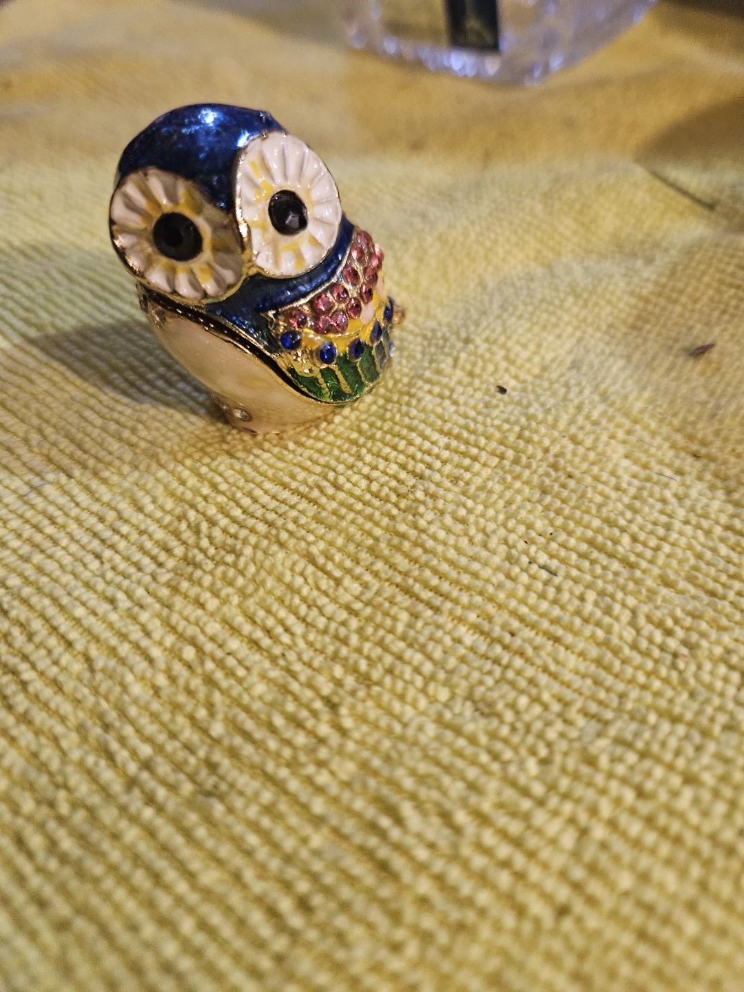 Decorative Hinged Owl Trinket Box - photo 2