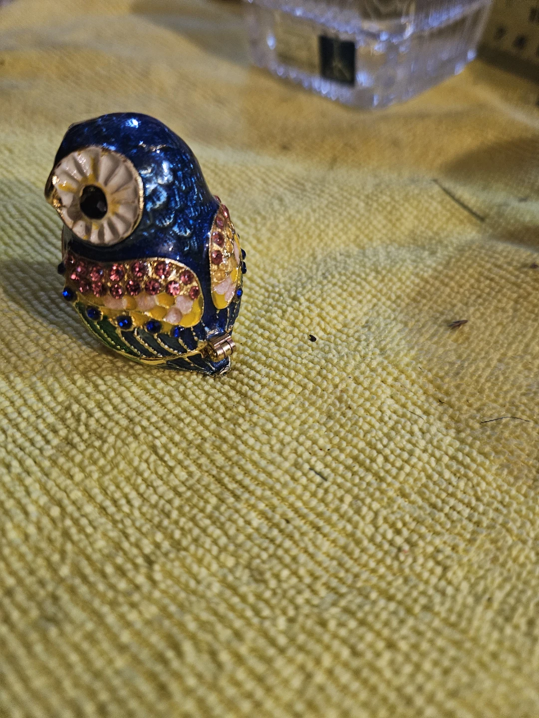 Decorative Hinged Owl Trinket Box - photo 3