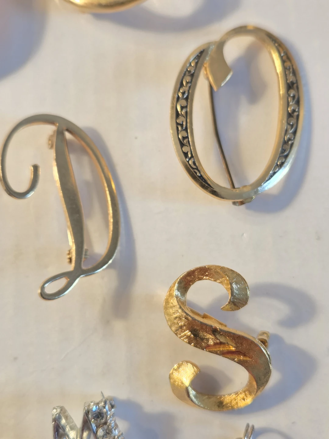 Assorted Letter Brooches - photo 5