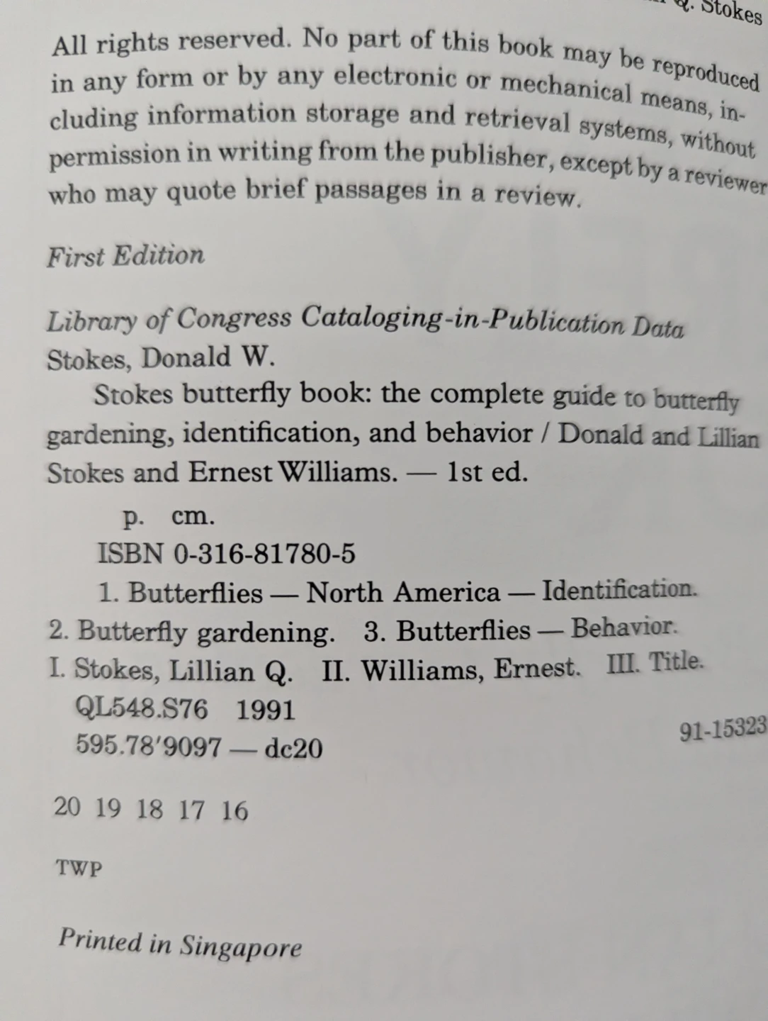 Stokes Butterfly Book - photo 5