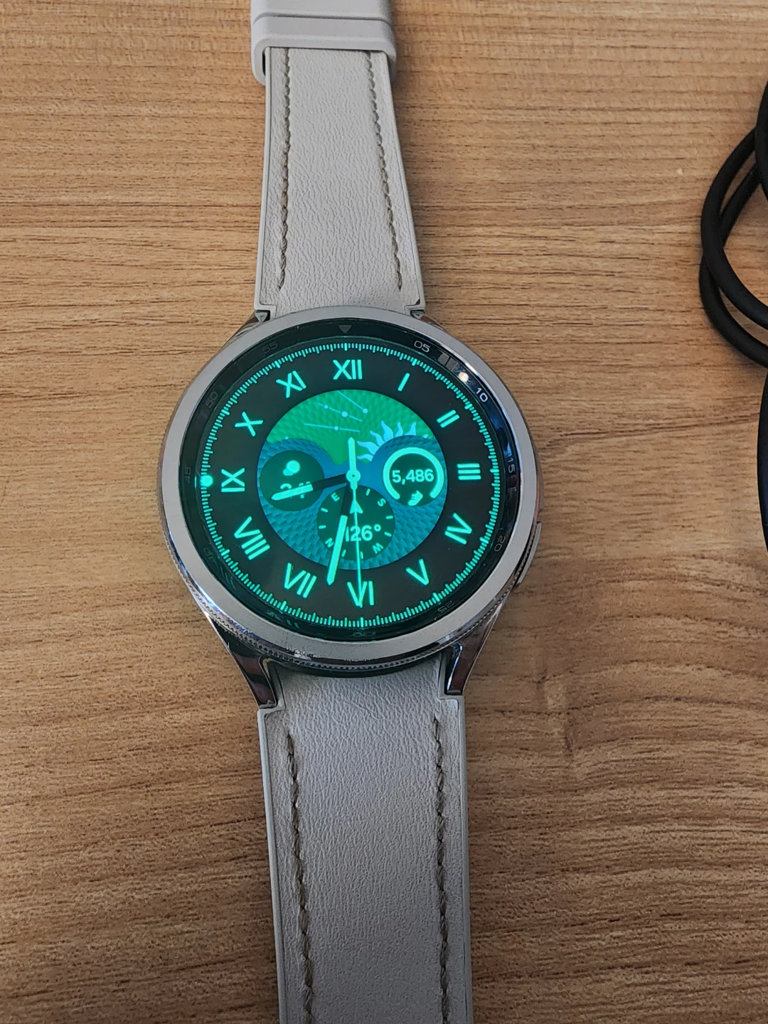 Samsung Galaxy Watch 6 Classic Silver  - 47mm (Large) GPS + LTE - photo 2
