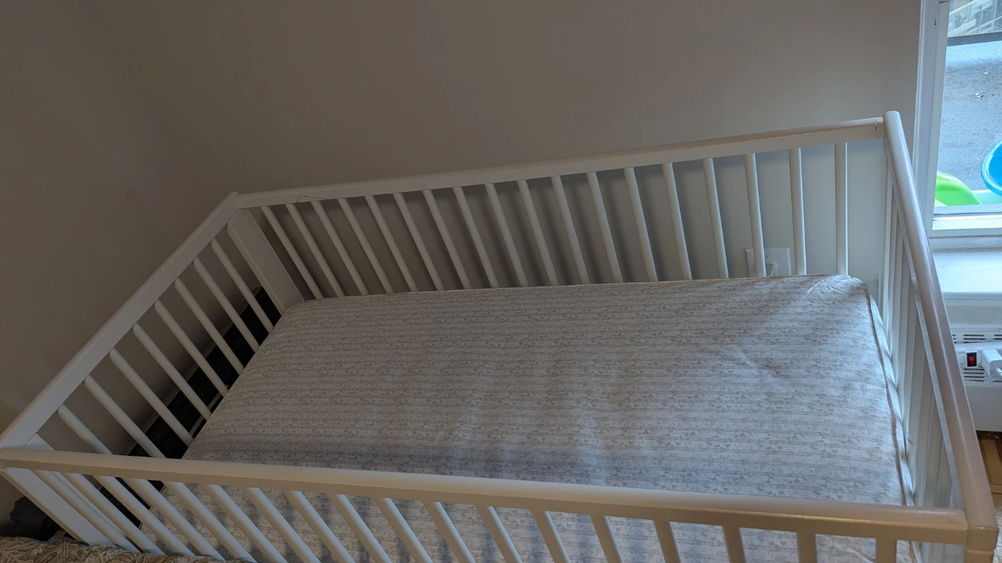 White Baby Crib