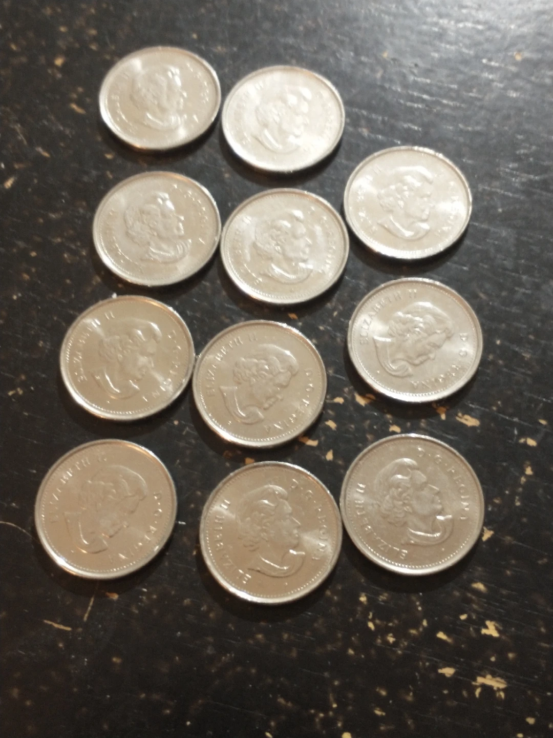 2005 Canadian 5 Cent Coin 1945 Commemorative x 11 - photo 3