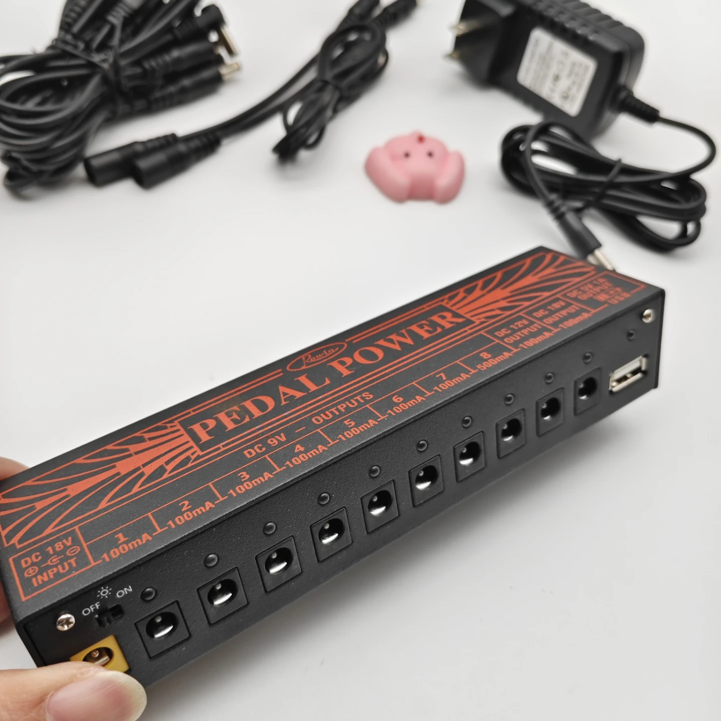 ROWIN Pedal Power Supply for Guitar Pedals - photo 2