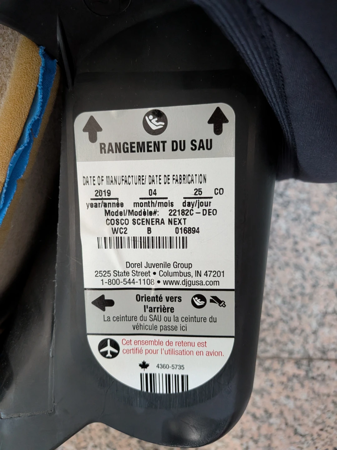 Cosco Scenera Next Car Seat - photo 2
