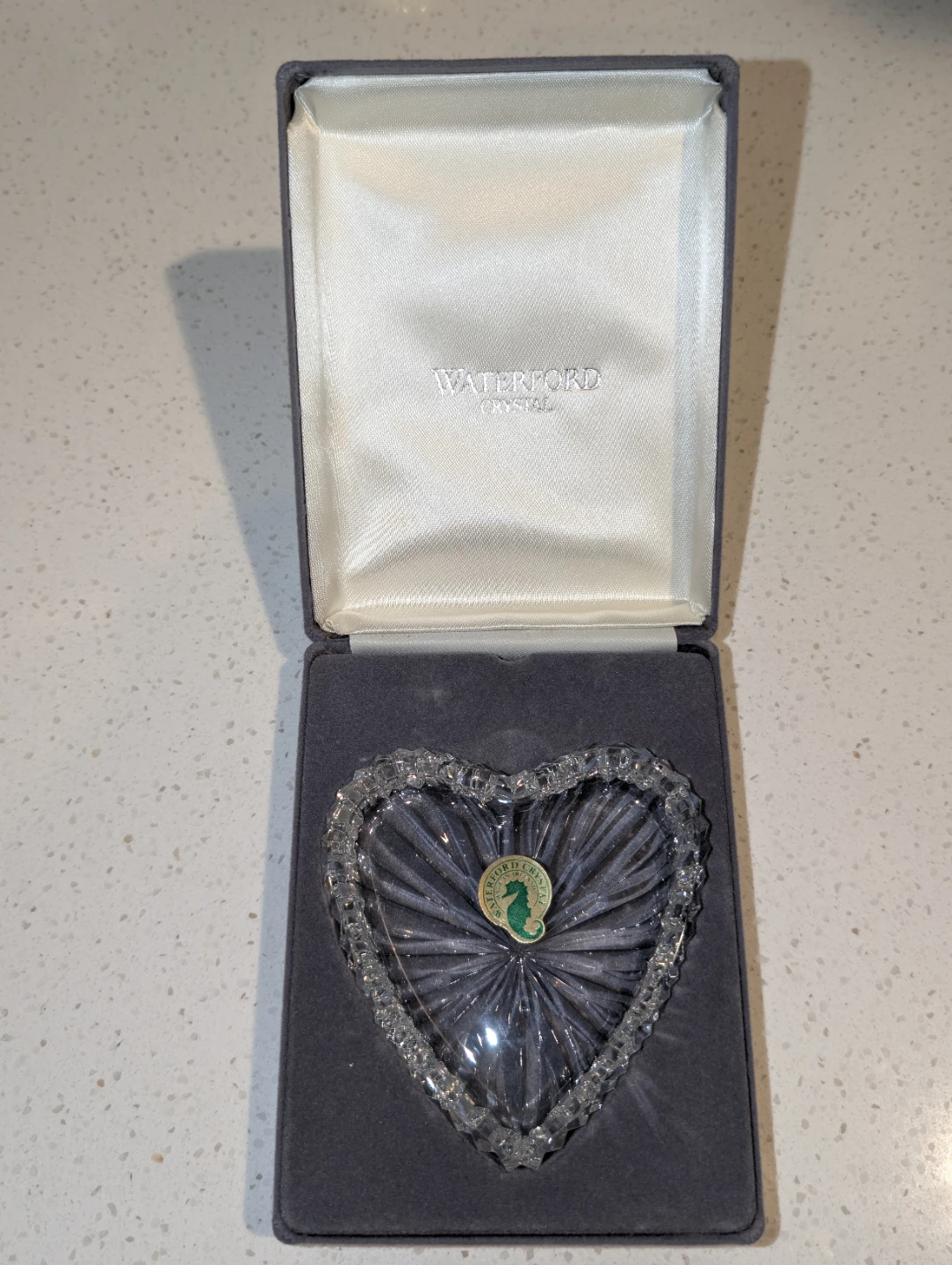 Waterford Crystal Vintage Heart Ring Dish