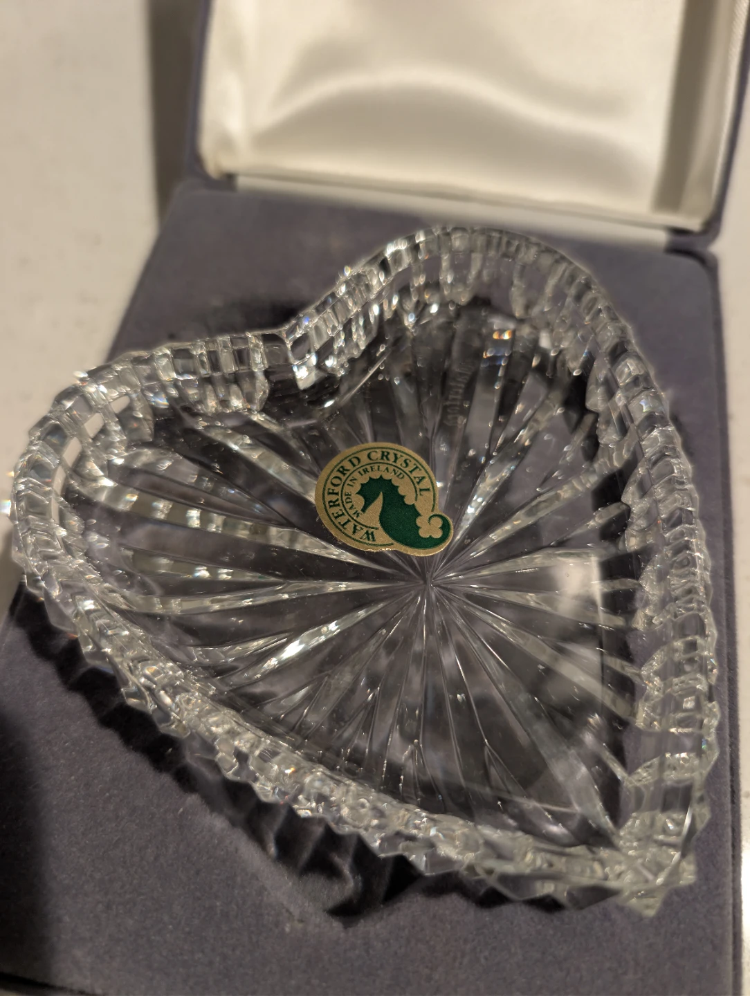 Waterford Crystal Vintage Heart Ring Dish - photo 3