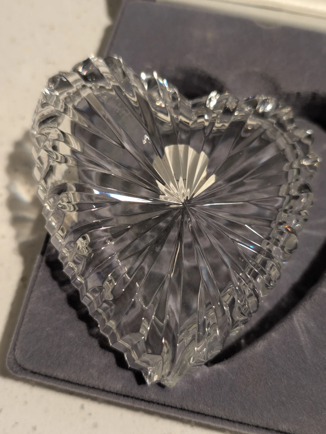 Waterford Crystal Vintage Heart Ring Dish - photo 5