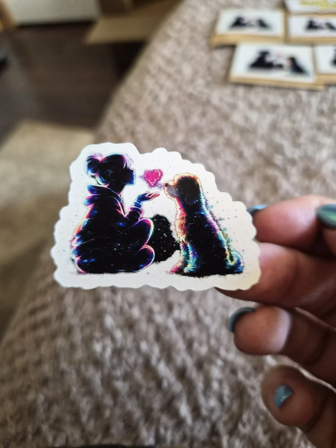 Custom designed - "Dog Mom" stickers - photo 2