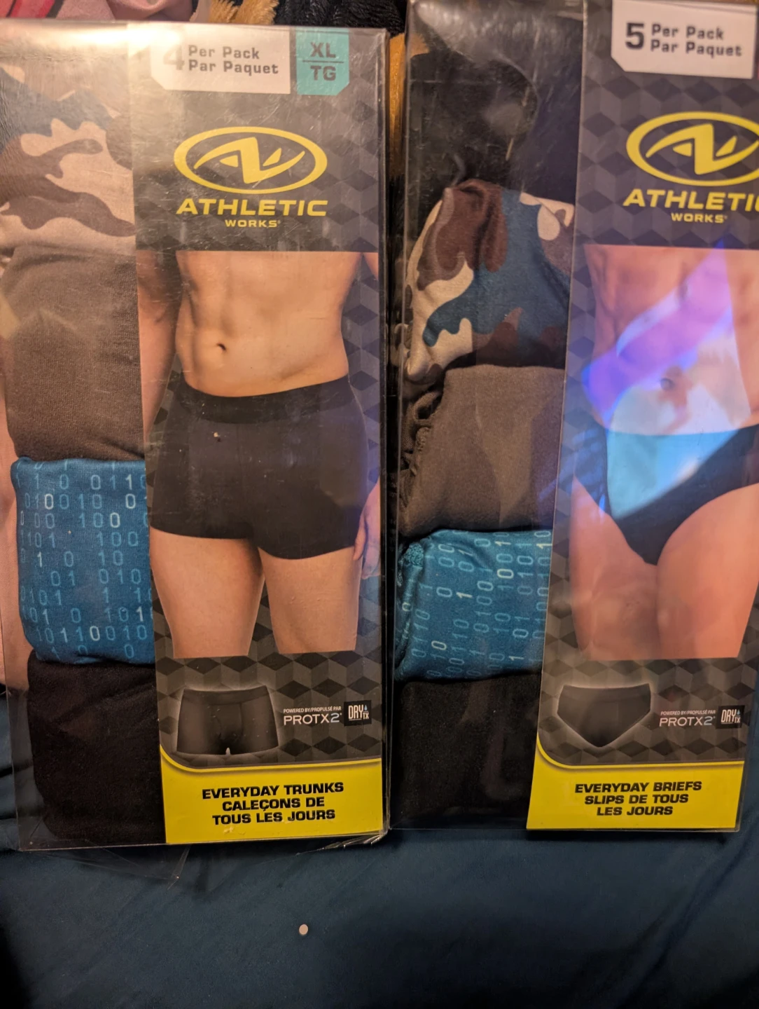 Athletic Works Everyday Trunks and Briefs - XL and Small $10 ea
