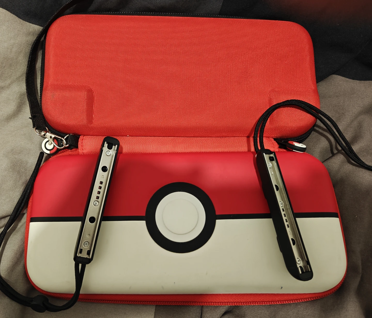 Nintendo Switch 1 v2 with Poké Ball Case - photo 2