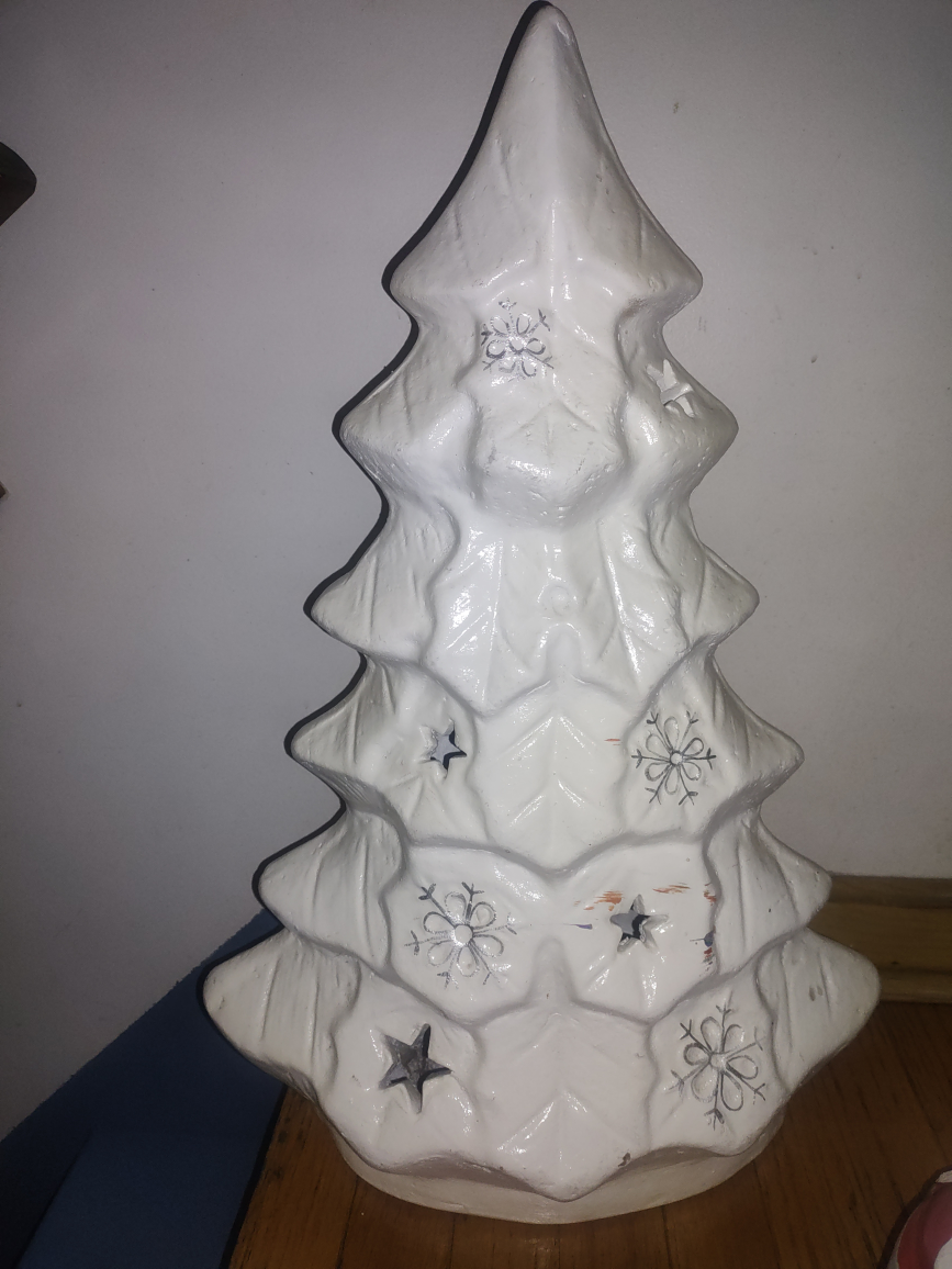 White Ceramic Christmas Tree