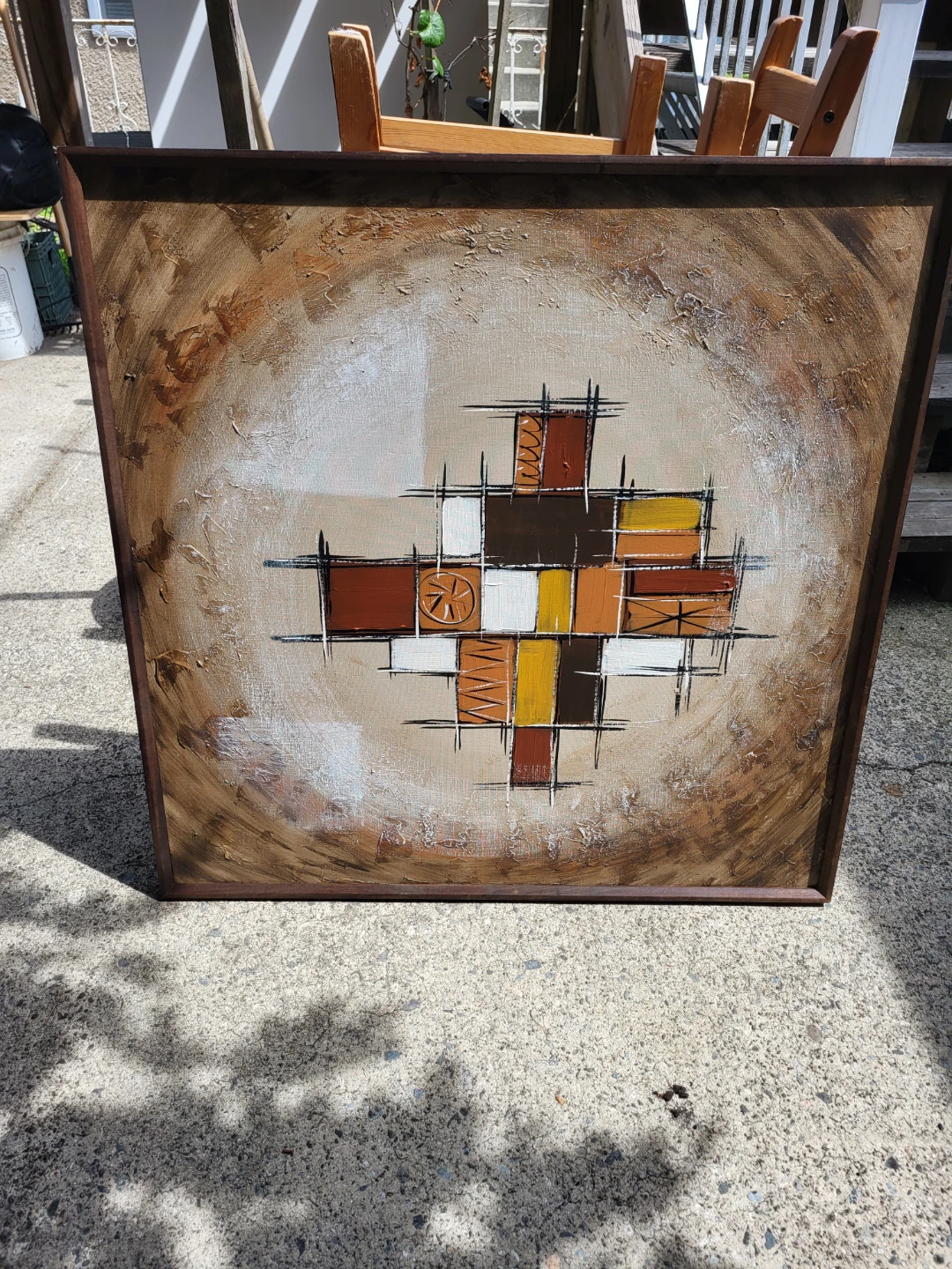 Framed Abstract Art MCM Factory / Commercial Painting