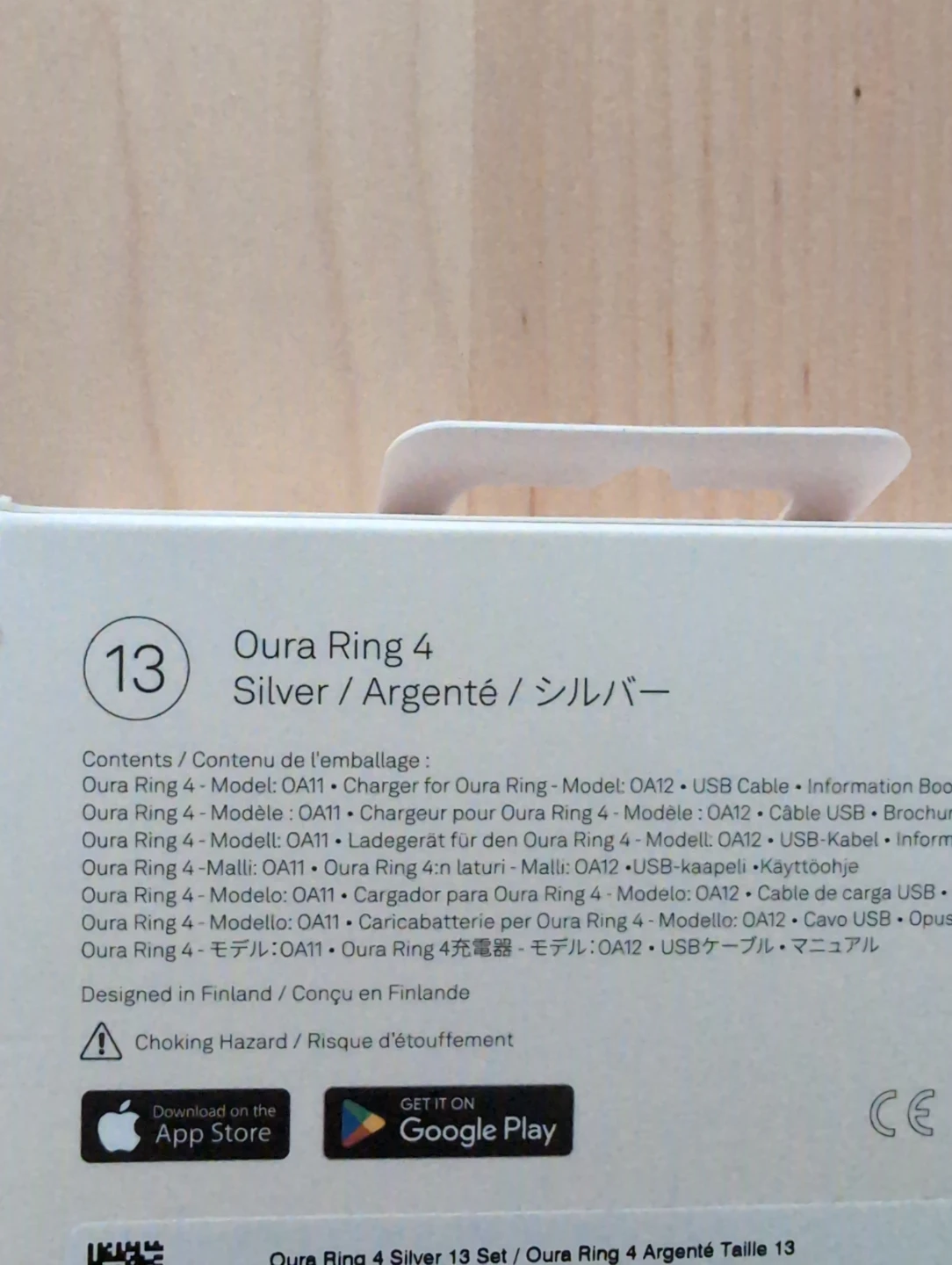 Brand New Sealed Oura Ring 4 - Silver Size 13 - photo 2