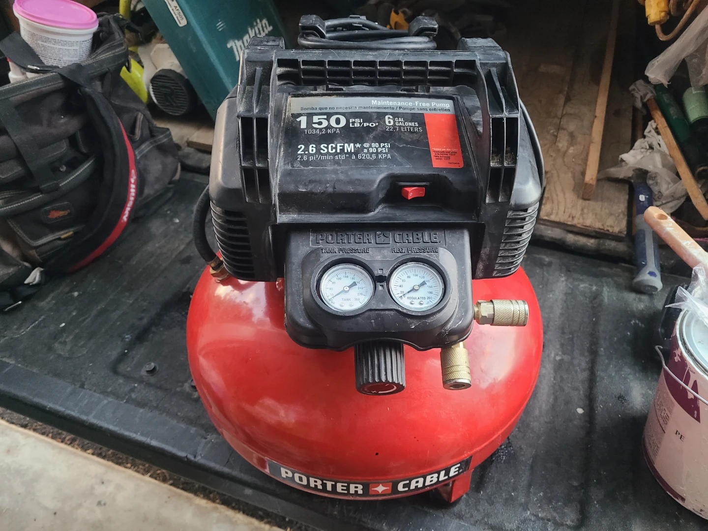 Porter-Cable 6 Gallon Air Compressor