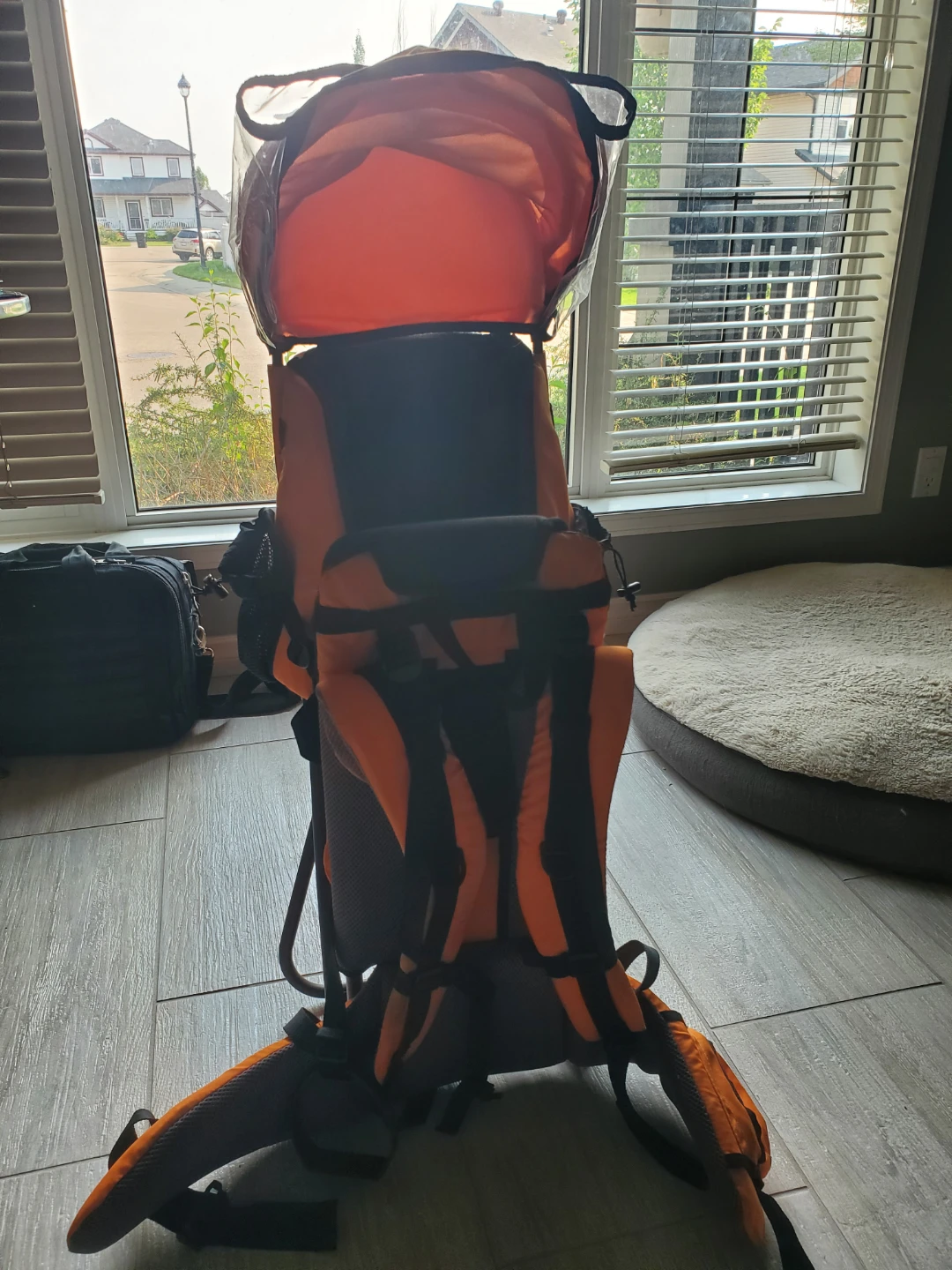 Orange Child Carrier Backpack