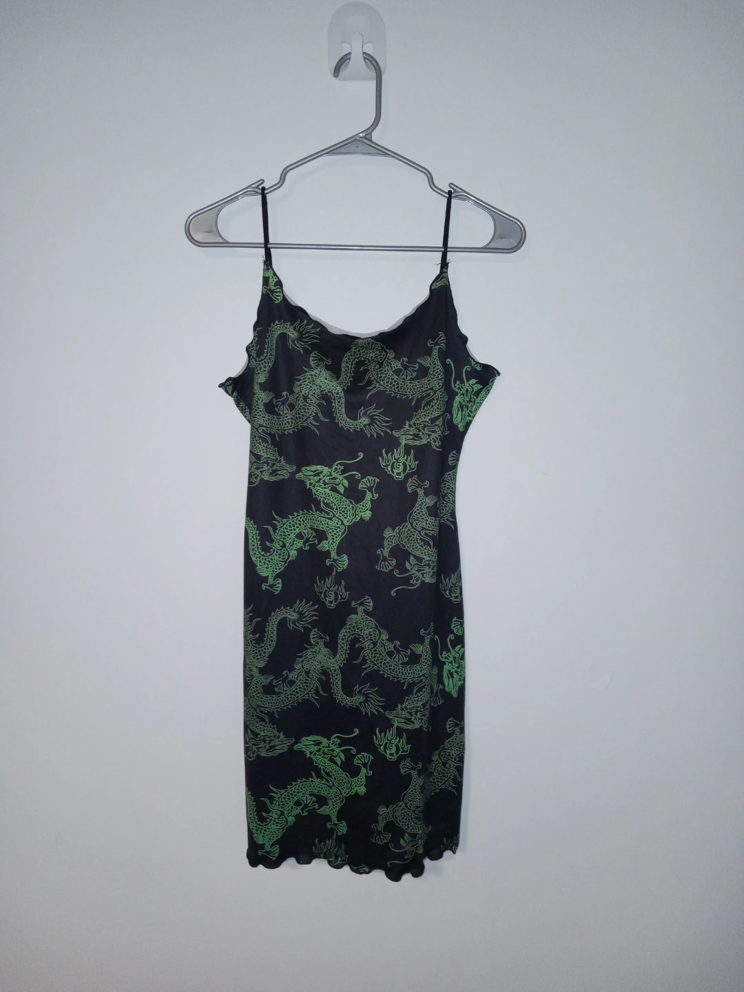 SHEIN Dragon Print Slip Dress M