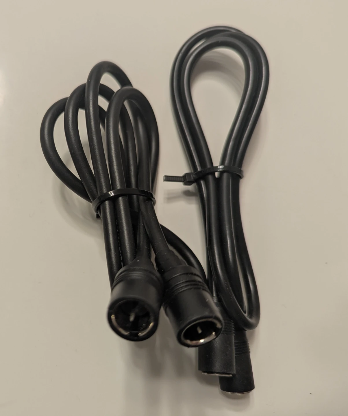 2-Pack Black Audio Cables