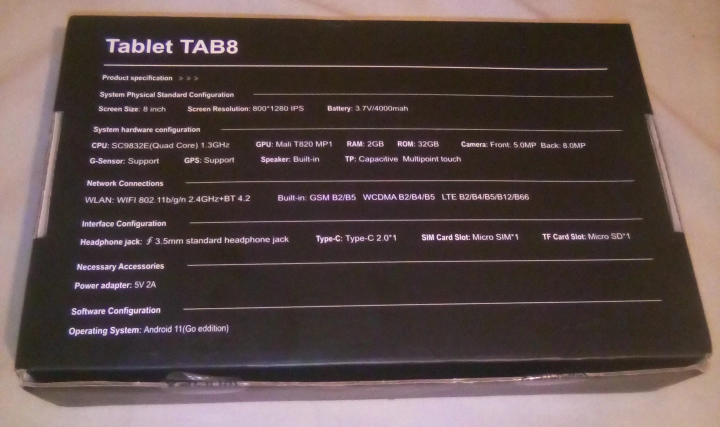 Vortex TAB8 4G Tablet - photo 2