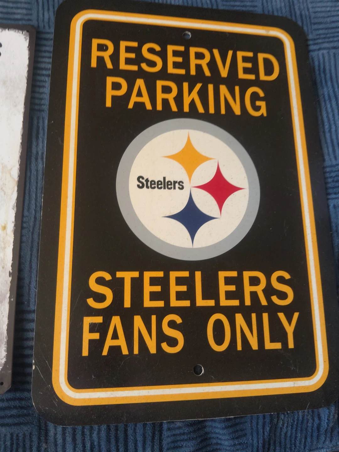 Pittsburgh Steelers Reserved Parking Sign - photo 2