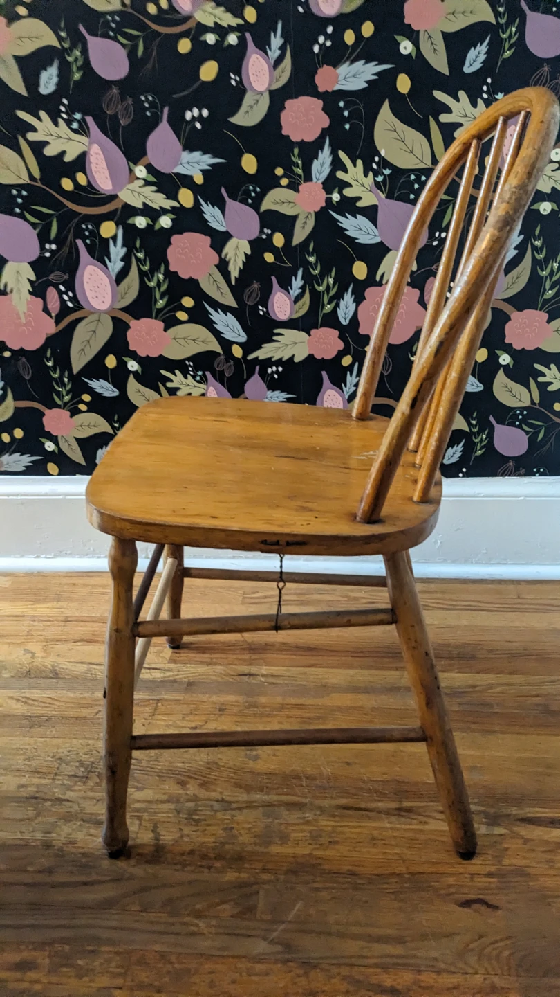 Wooden Spindle Back Chair - photo 5