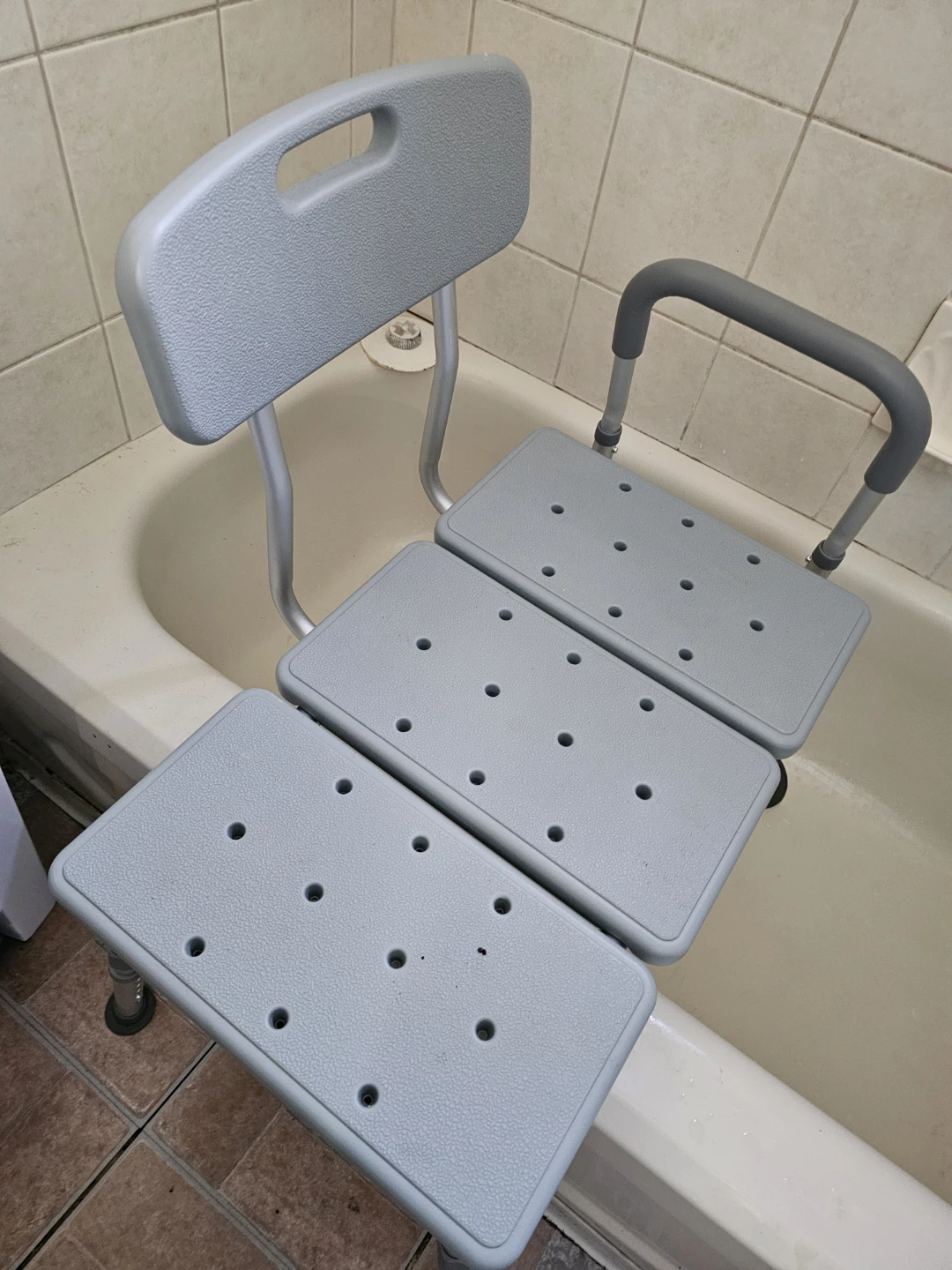 Shower Chair with Backrest and Arms