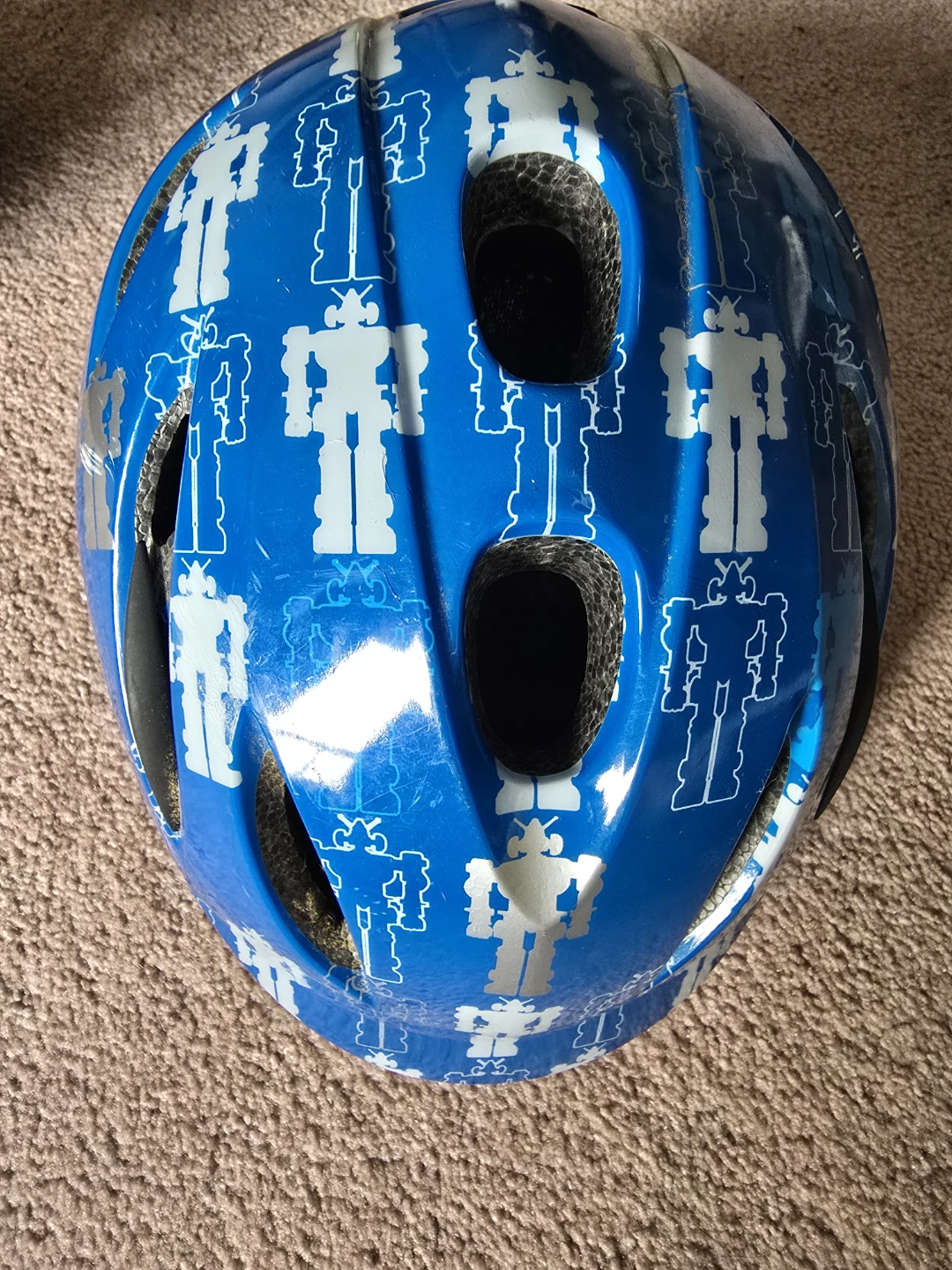 MEC Blue Robot Bike Helmet - photo 2
