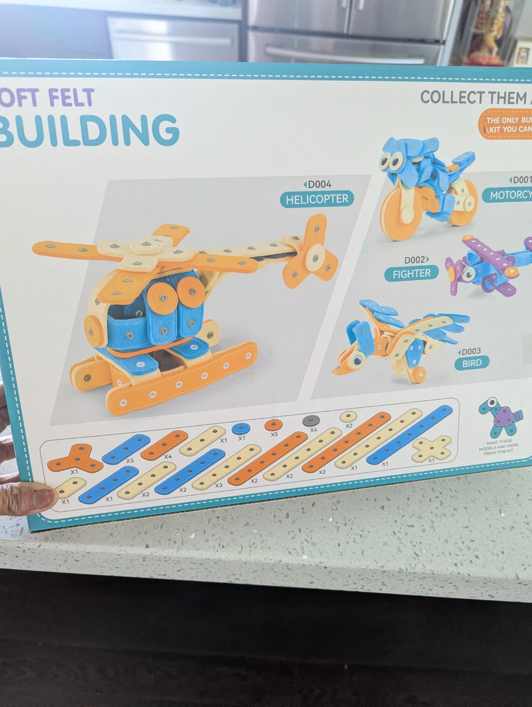 DIY Soft Felt Building Kit - Helicopter - photo 2