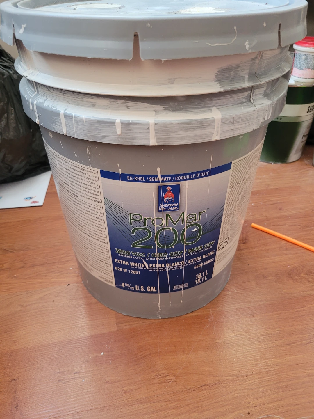 Sherwin-Williams ProMar 200  cool  White Latex Paint