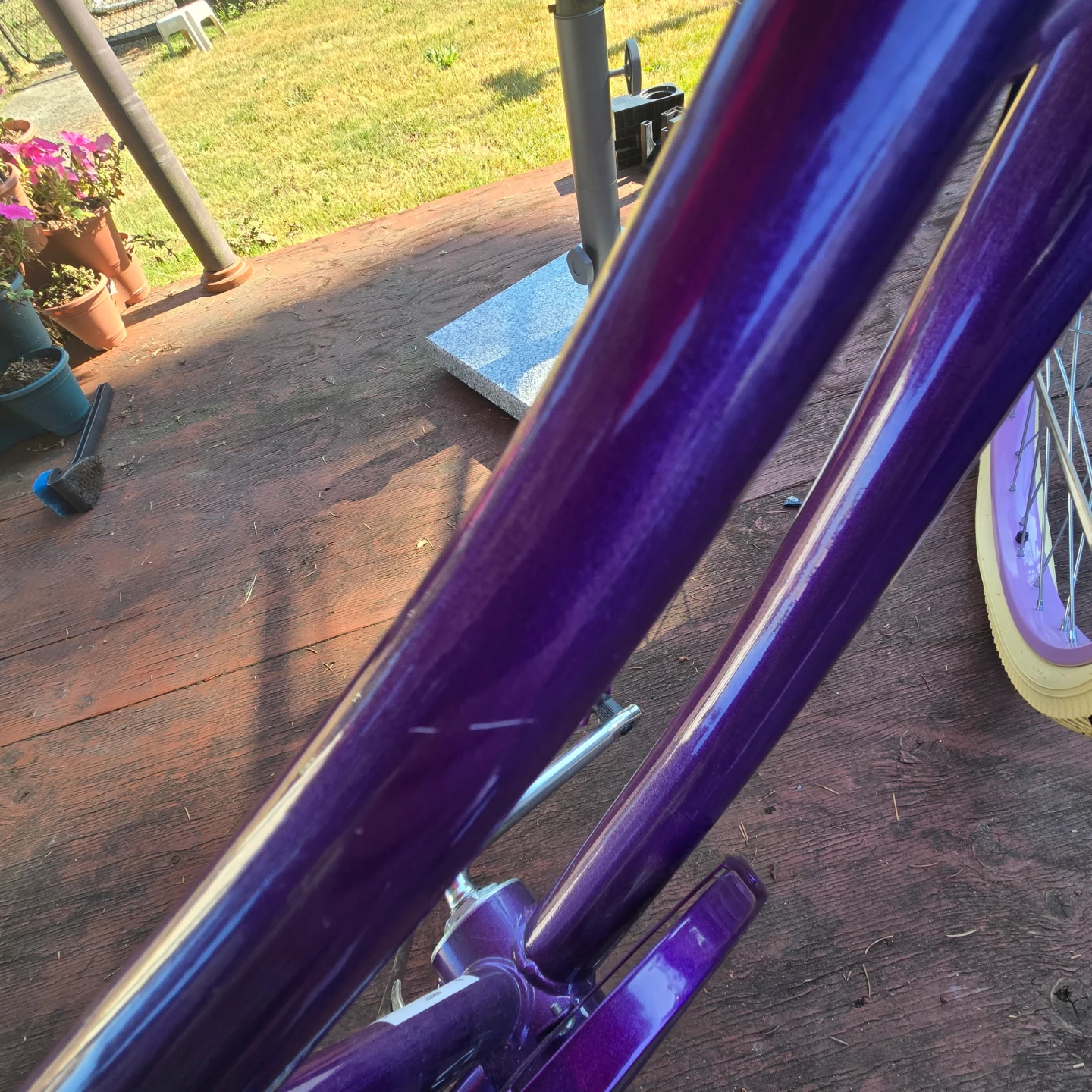 Huffy Purple Cruiser Bike with Basket new - photo 4