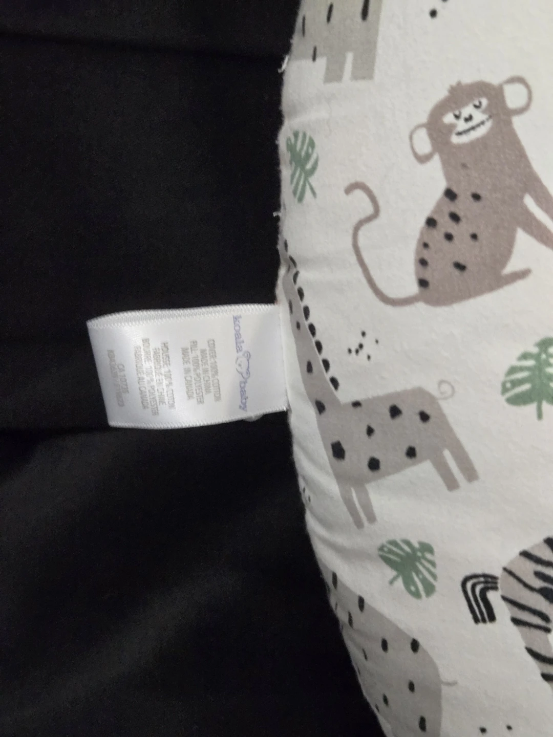 Nursing Pillow with Safari Animal Print - photo 4