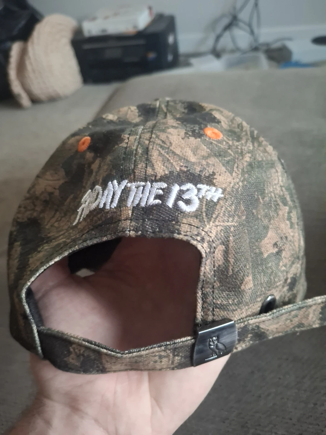 Friday The 13th Camo Baseball Cap - photo 2