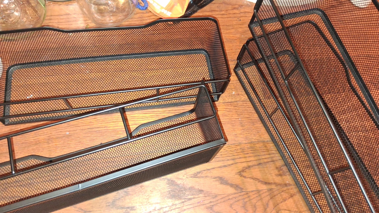Black Mesh Desk Organizer Set - photo 4