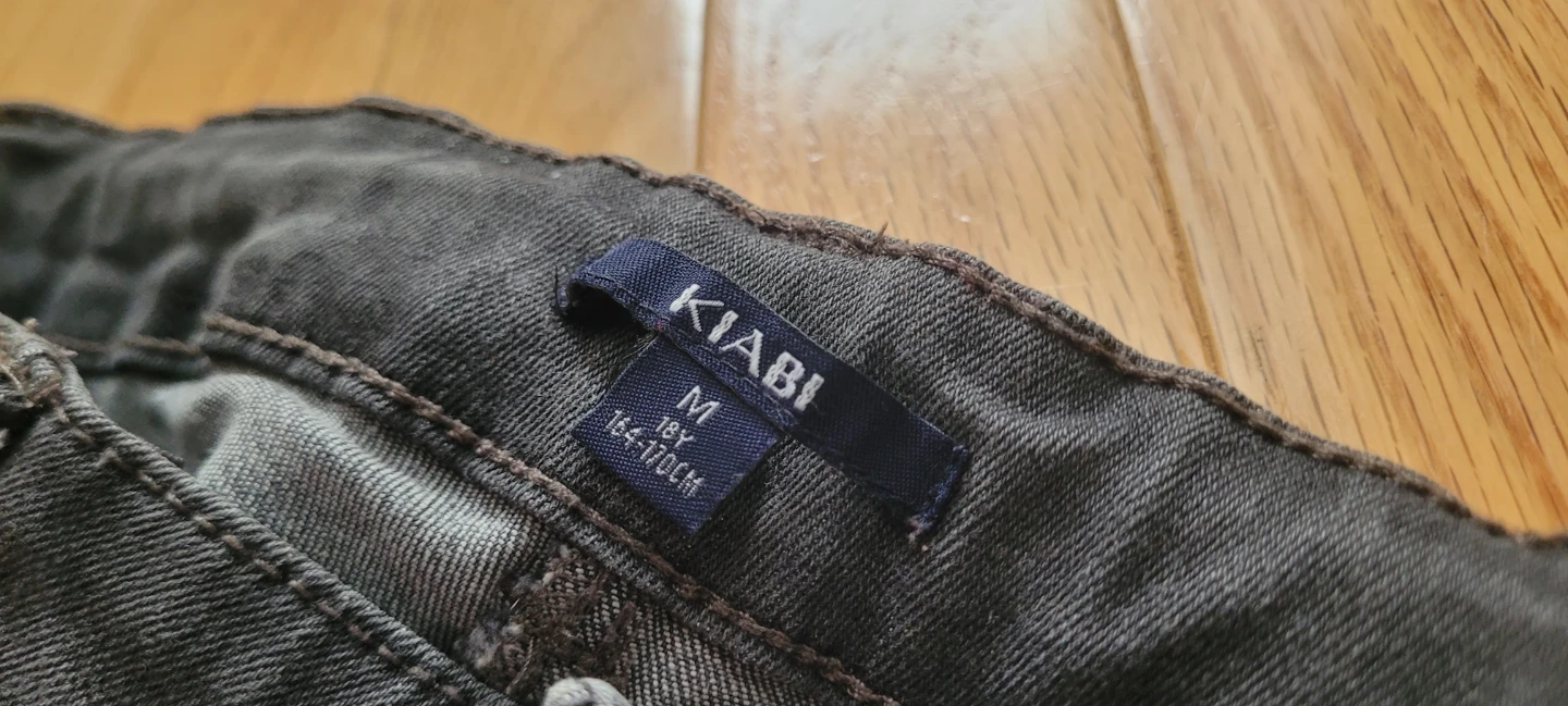 KIABI Grey Moto Jeans Size M - photo 2