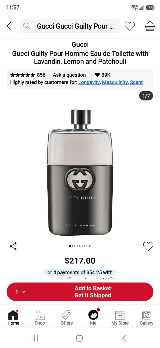 Gucci Guilty Pour Homme Eau de Toilette 90ml - photo 2