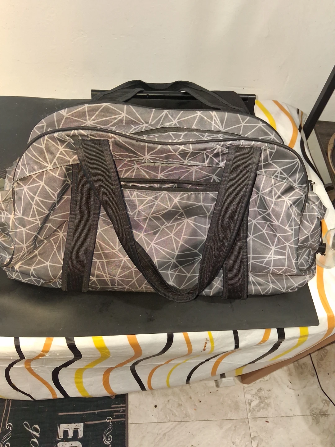 Gray Duffle / Gym Bag - photo 3