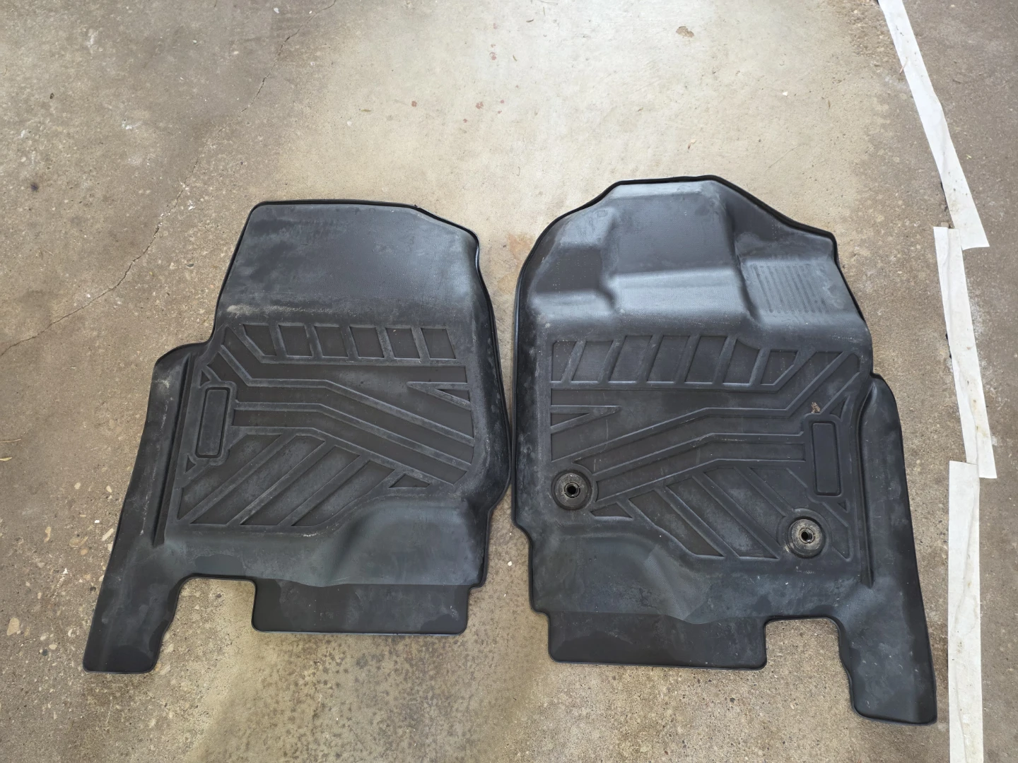FORD F-150 Black All-Weather Floor Mats (Set of 2)