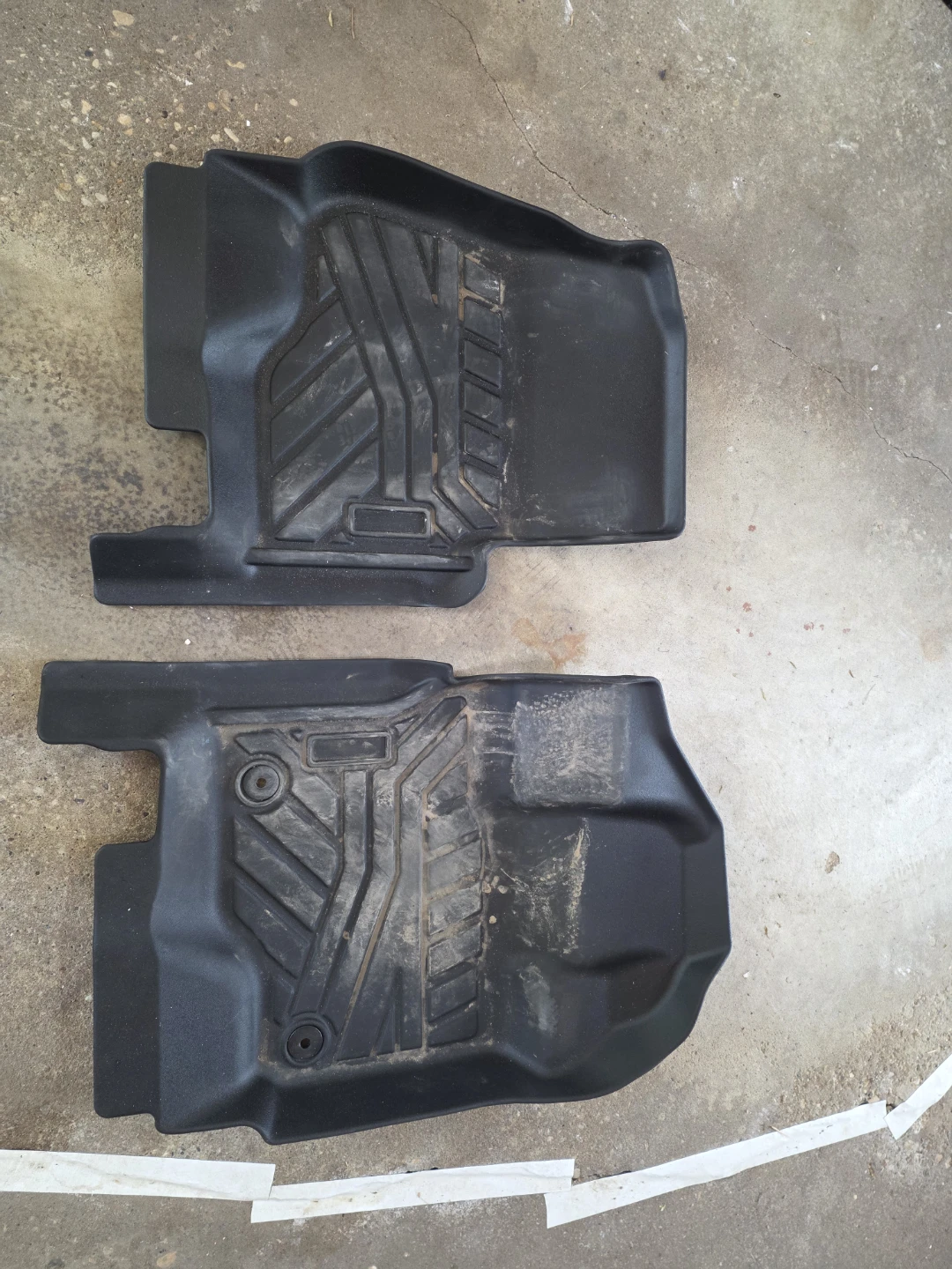 FORD F-150 Black All-Weather Floor Mats (Set of 2) - photo 2